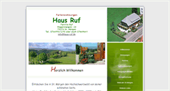 Desktop Screenshot of haus-ruf.de
