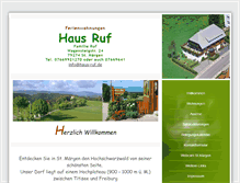 Tablet Screenshot of haus-ruf.de